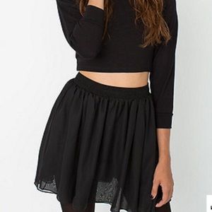 🚫Sold. [american apparel] Chiffon Mini Skirt XS/S